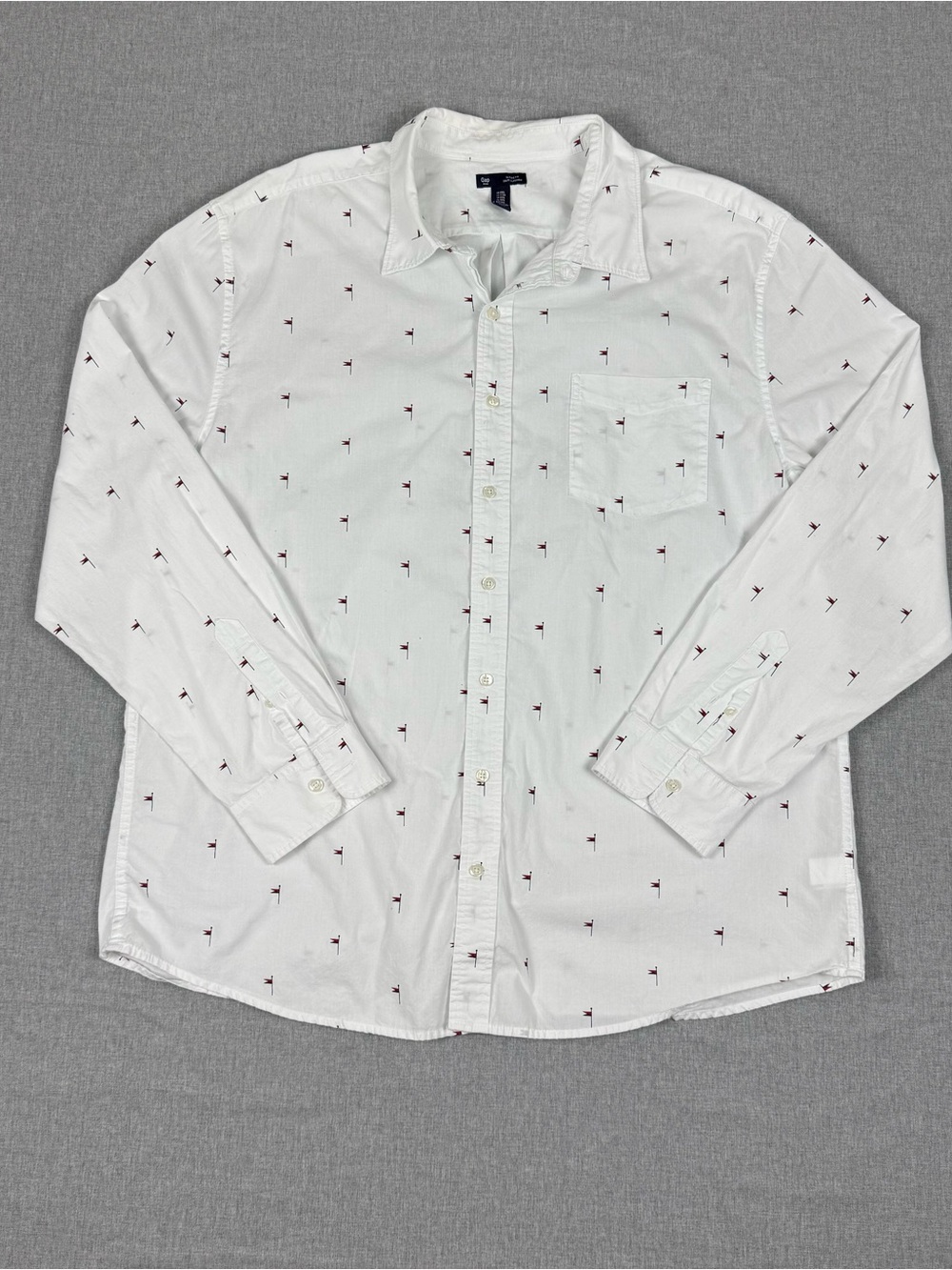 GAP Golf Flag Oxford Shirt Men’s XXL Classic Fit Button Down